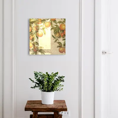 Oranges nature Key box for wall