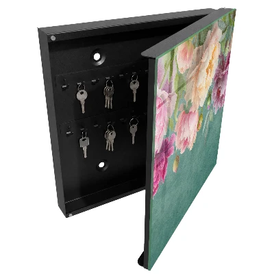 Floral elegance Wall mounted key box