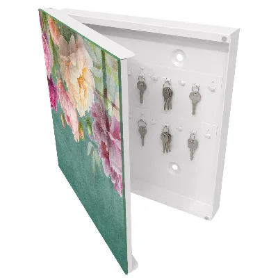 Floral elegance Wall mounted key box