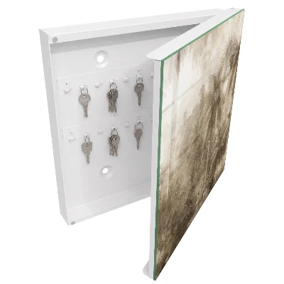 Beige jungle Wall mounted key box