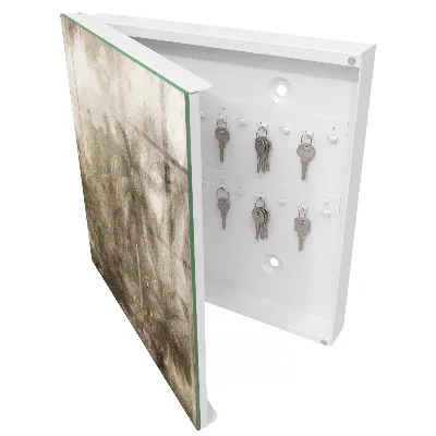 Beige jungle Wall mounted key box