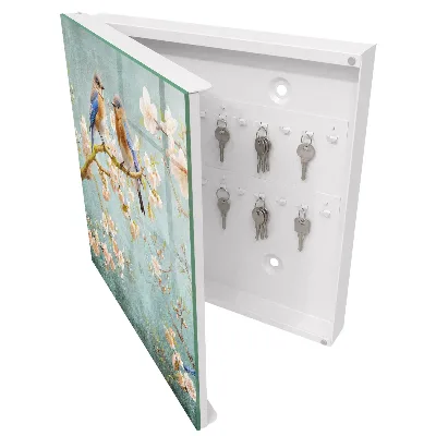 Spring scene Wall mounted key box