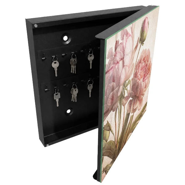 Romantic botany Key box for wall