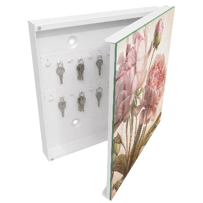 Romantic botany Key box for wall