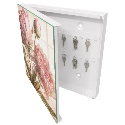 Romantic botany Key box for wall