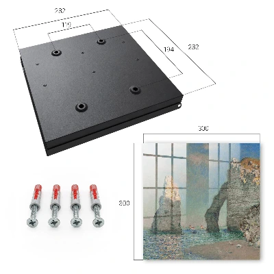 Sea cliffs Key box for wall