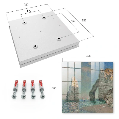 Sea cliffs Key box for wall
