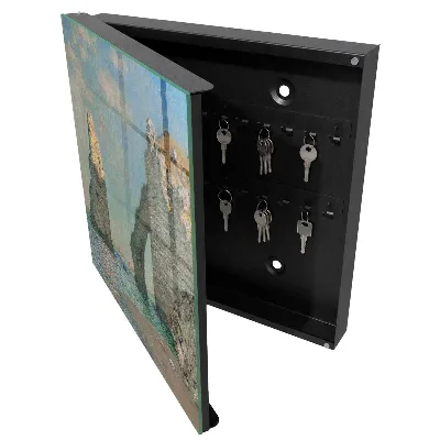Sea cliffs Key box for wall