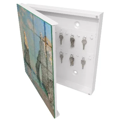 Sea cliffs Key box for wall