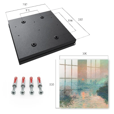 Romantic landscape Key cabinet