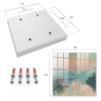 Romantic landscape Key cabinet
