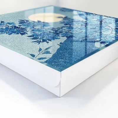 Moonlit night Key box for wall