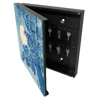 Moonlit night Key box for wall