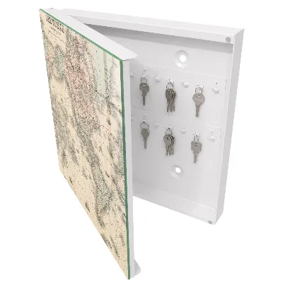 World map Wall mounted key box