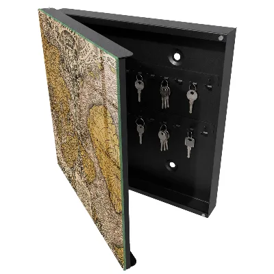 Historic old map Key cabinet