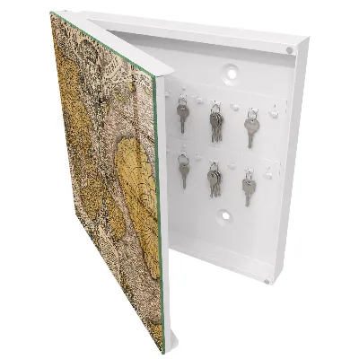 Historic old map Key cabinet