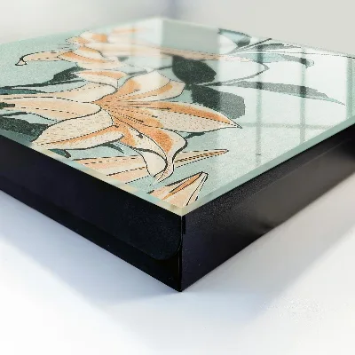 Subtle lilies Key box for wall