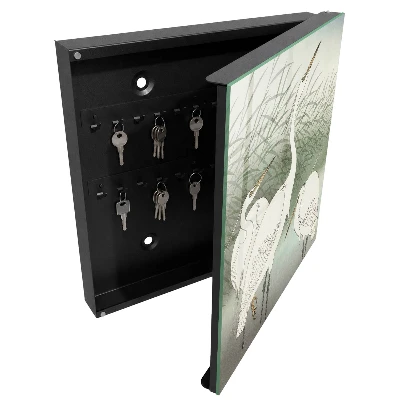 Herons and grasses Key cabinet
