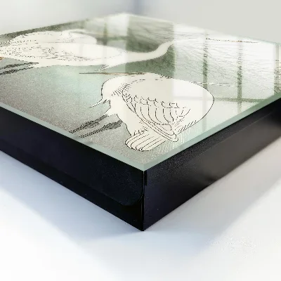 Herons and grasses Key cabinet