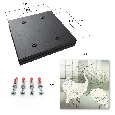 Herons and grasses Key cabinet