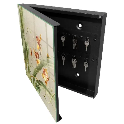 Climbing flowers Key box for wall