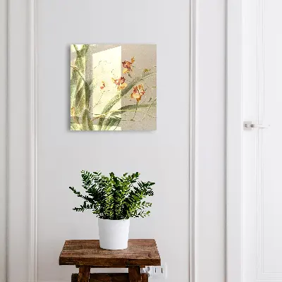 Climbing flowers Key box for wall