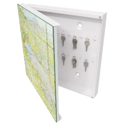 Rustic rest Key cabinet
