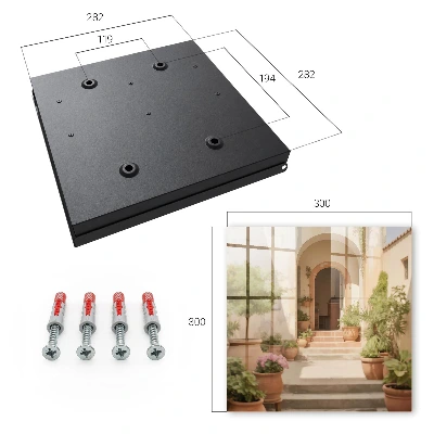 Rustic garden Wall mounted key box