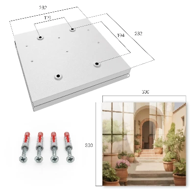 Rustic garden Wall mounted key box