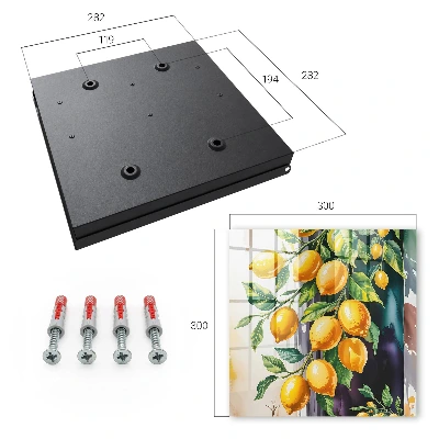 Lemon charm Key cabinet