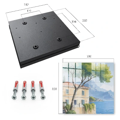 Tranquility of nature Key box for wall