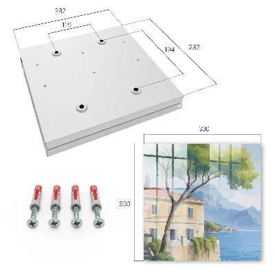 Tranquility of nature Key box for wall