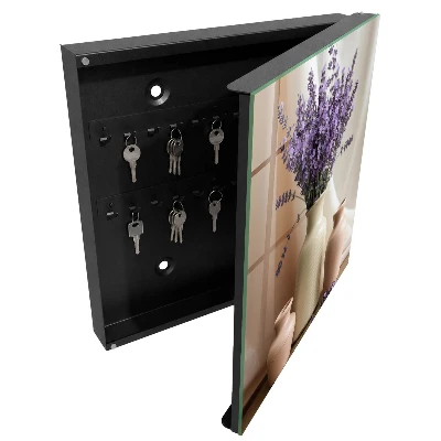 Flowers in a vase Key cabinet