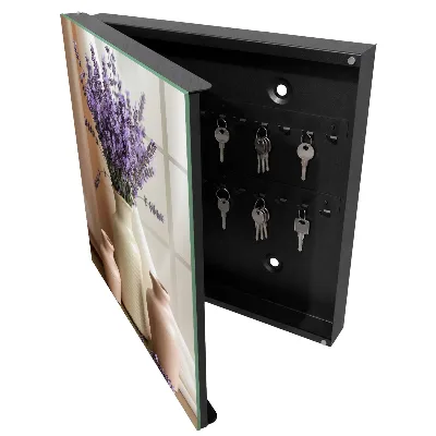 Flowers in a vase Key cabinet