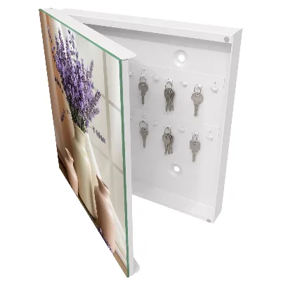 Flowers in a vase Key cabinet