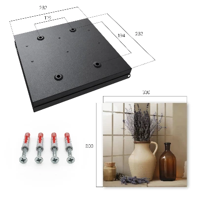 Lavender in a vase Key box for wall