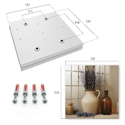 Lavender in a vase Key box for wall