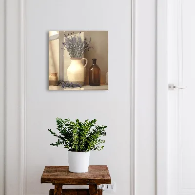 Lavender in a vase Key box for wall
