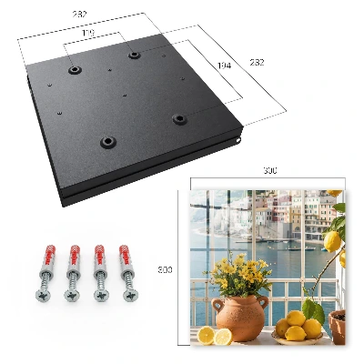 Holiday scenery Wall mounted key box