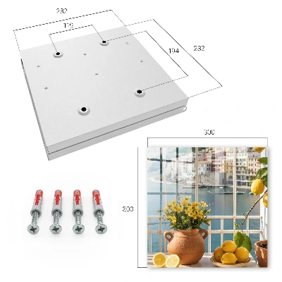 Holiday scenery Wall mounted key box