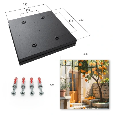 Orange garden Key cabinet