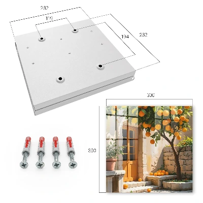 Orange garden Key cabinet