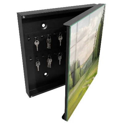 Idyllic landscape Key box for wall