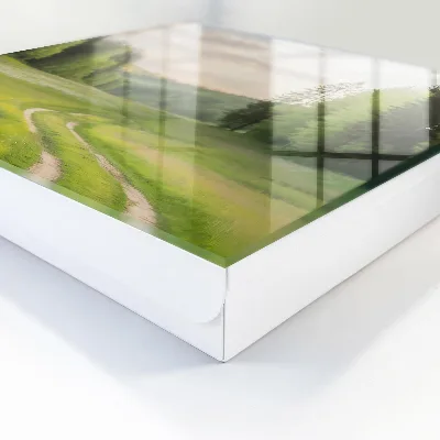 Idyllic landscape Key box for wall