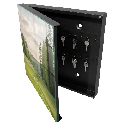 Idyllic landscape Key box for wall