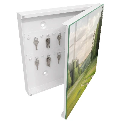 Idyllic landscape Key box for wall