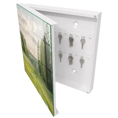 Idyllic landscape Key box for wall
