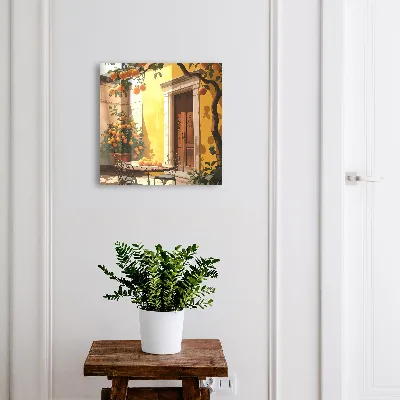 Orange patio Wall mounted key box