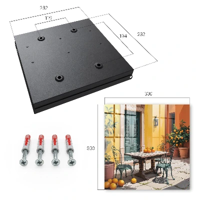 Sunny patio Key cabinet
