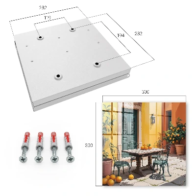 Sunny patio Key cabinet